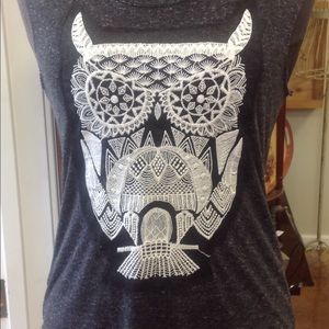 Mary Jane Sleeveless Owl Shirt